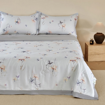 巴宝路 2025新款斯佩洛（spello）天丝夏被四件套（配送包装） 布莱德（Bled）