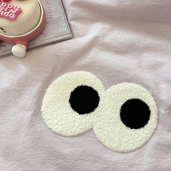 91家纺网 家纺一手货源 找家纺 桃心家居 2025新款云柔水洗棉毛巾绣大豆单夏被夏被四件套 水洗棉-大眼睛夏被葡萄粉桃