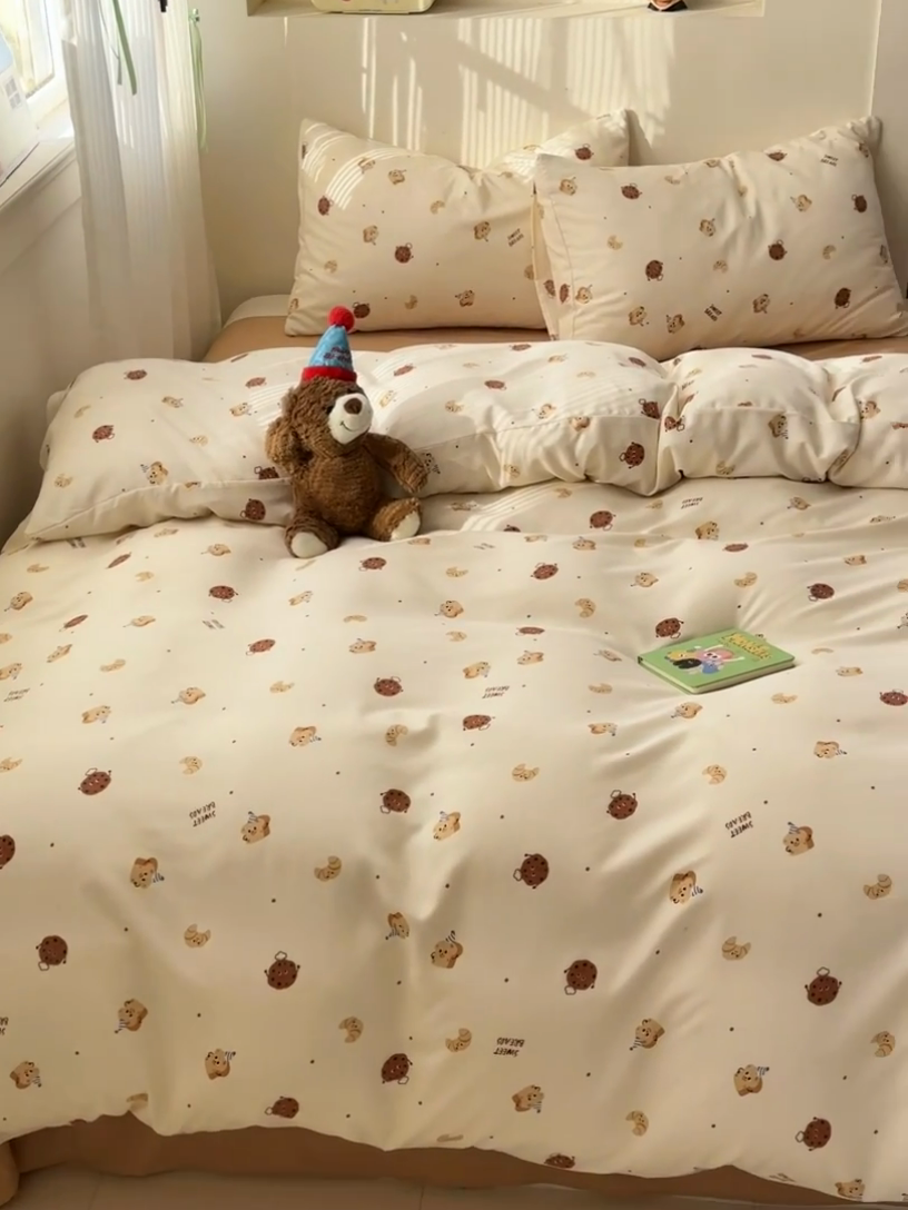 91家纺网 家纺一手货源 找家纺 （总）冕悠家纺 2025新款热款A类高克重针织双层纱四件套系列 （提供买家秀）