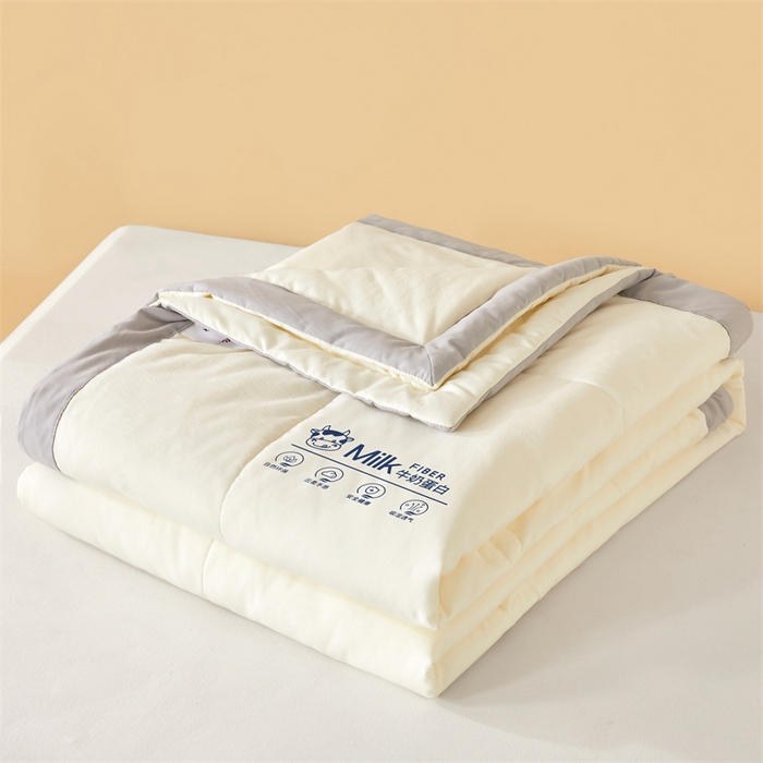 91家纺网 家纺一手货源 找家纺 （总）猎鹿人家纺 2025新款牛奶蛋白夏被