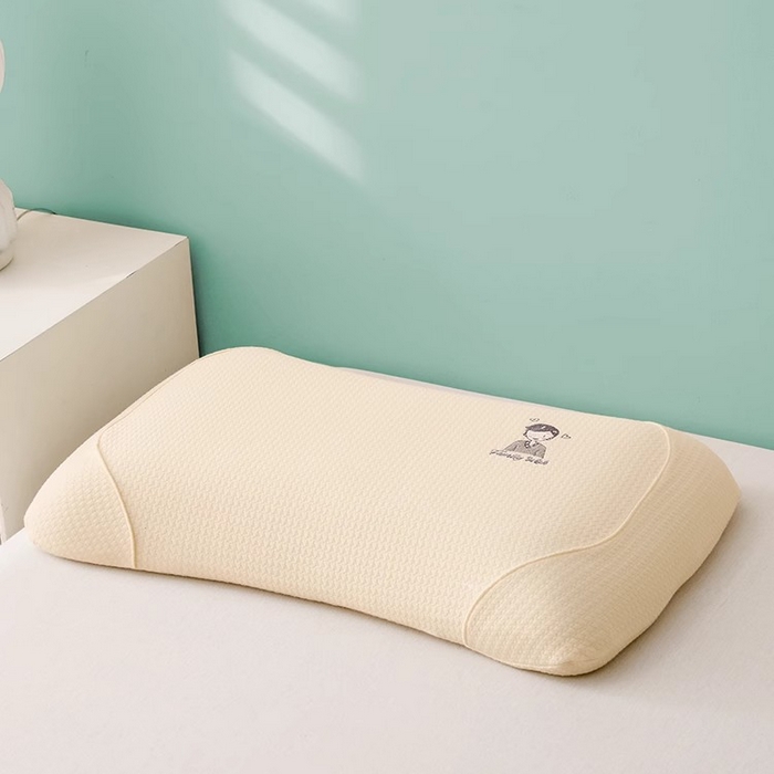 91家纺网 家纺一手货源 找家纺 （总）鸿橡源2025新款生物基米黄色家庭套餐枕芯