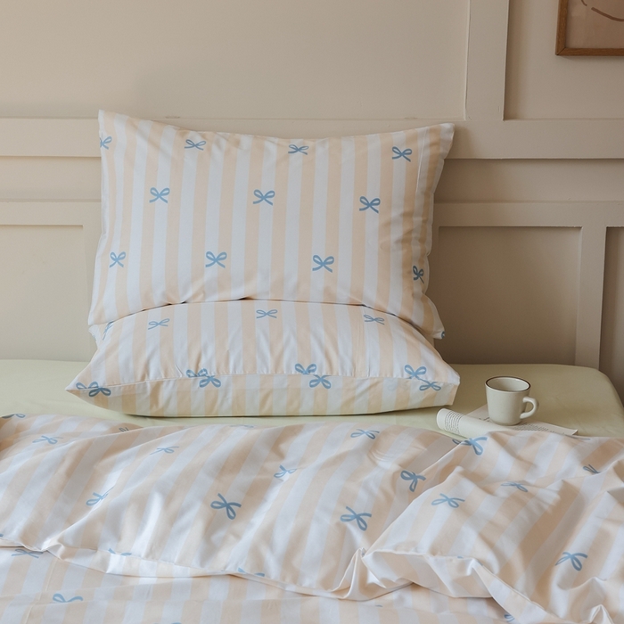 91家纺网 家纺一手货源 找家纺 棉眠 2025新款春夏花间牧歌田园系列四件套 萝莉点点