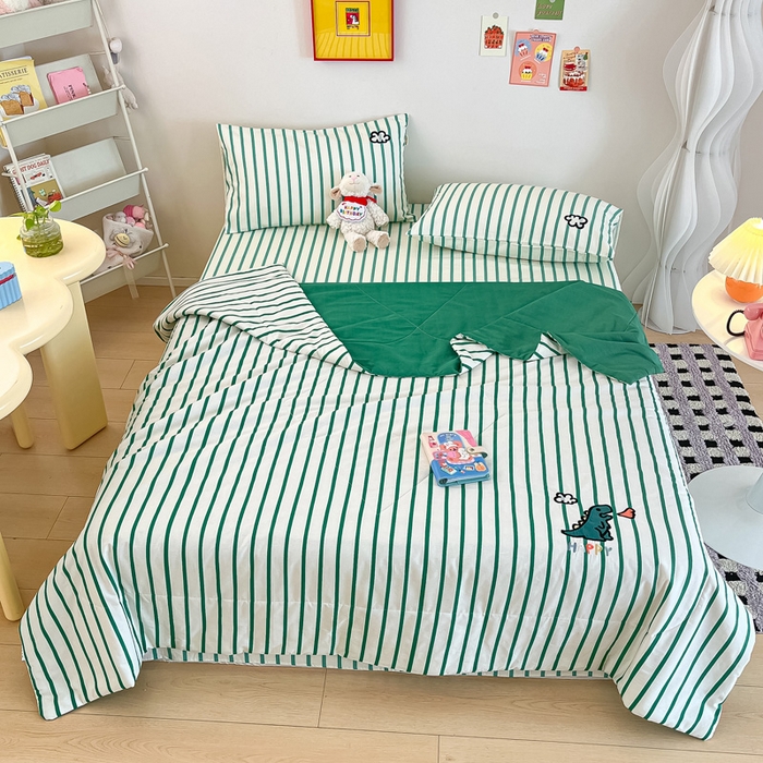 91家纺网 家纺一手货源 找家纺 （总）雅居纺家纺 2025新款全棉绣花夏被