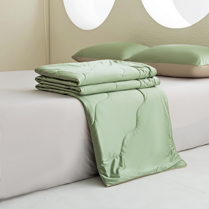 91家纺网 家纺一手货源 找家纺 （总）恩和家纺 2025新款柔光缎冰美式凉感夏被夏凉被空调被被子被芯