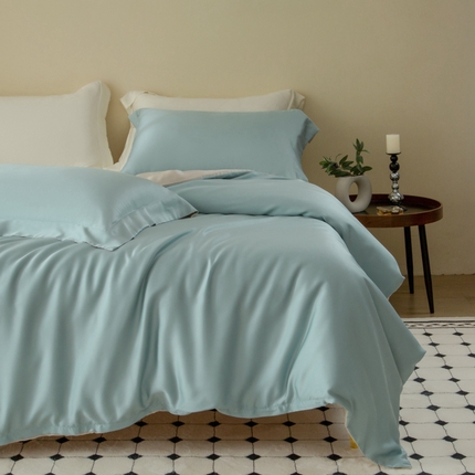 91家纺网 家纺一手货源 找家纺 （总）121  2025新款60s支进口兰精天丝四件套-秋风QIUFENG系列（场景一）