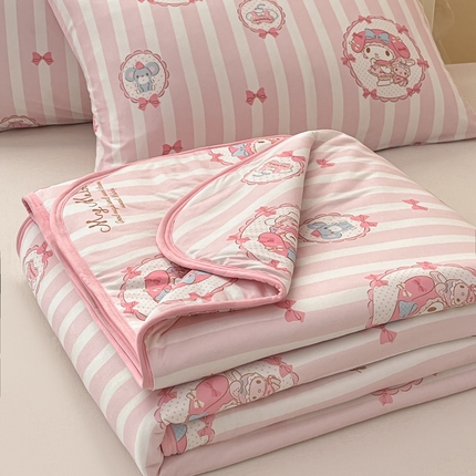 暮思家居 2025新款正版授权三丽鸥A类牛奶针织棉夏被子被芯 针织棉-甜心美乐蒂