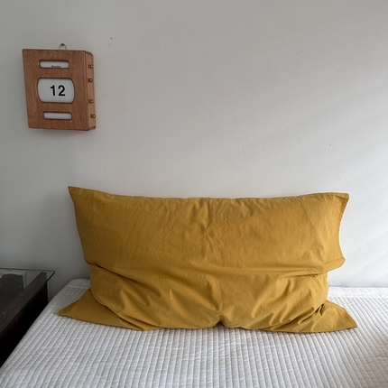 91家纺网 家纺一手货源 找家纺 （总）恋恋雨季2025新款水洗棉色织四件套-日耳曼冬城-单枕套