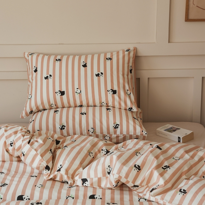 91家纺网 家纺一手货源 找家纺 棉眠 2025新款春夏花间牧歌田园系列四件套 胖达