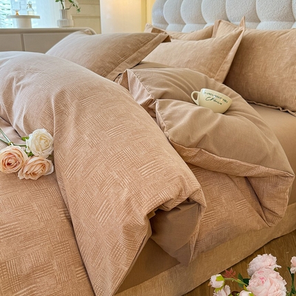 幸嘉轩 2025新款全棉喷气加厚磨毛单被套 梦语