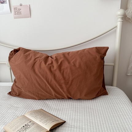 91家纺网 家纺一手货源 找家纺 （总）恋恋雨季2025新款水洗棉色织四件套-日耳曼冬城-单枕套