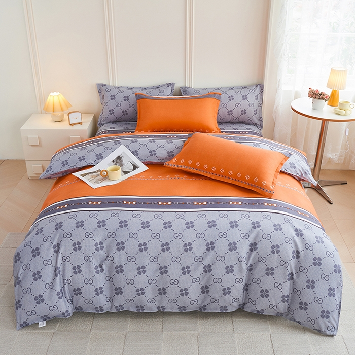 91家纺网 家纺一手货源 找家纺 爱诗诺2025加厚生态棉磨毛四件套高克重植物羊绒四件套大量现货摩登夜曲