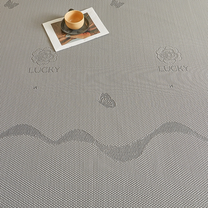 91家纺网 家纺一手货源 找家纺 柔品2025新款PE中分子凉感提花凉席系列 蝶舞-床席款