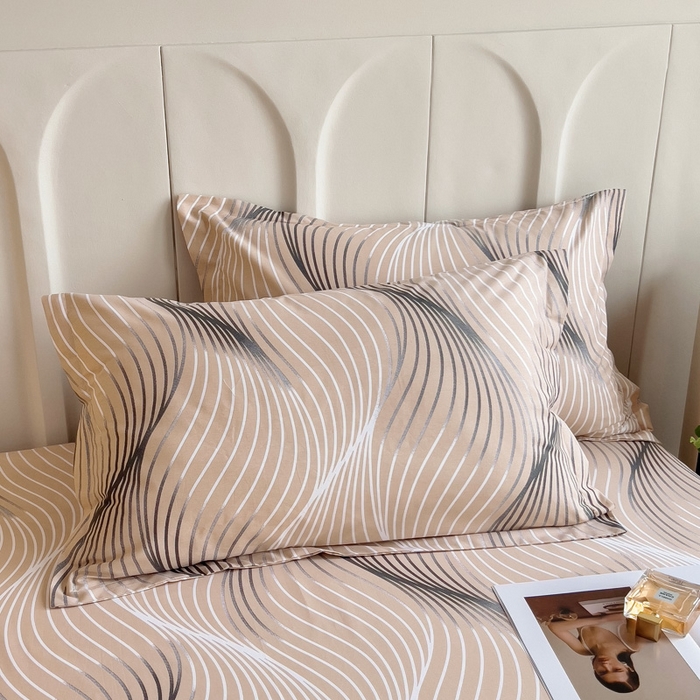 91家纺网 家纺一手货源 找家纺 2025新款全棉花边款床单 青春告白