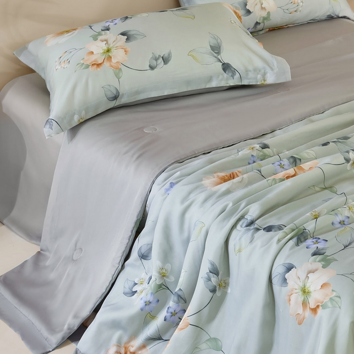 91家纺网 家纺一手货源 找家纺 巴宝路 2025新款斯佩洛（spello）天丝夏被四件套（配送包装） 卢塞恩（Lucerne）