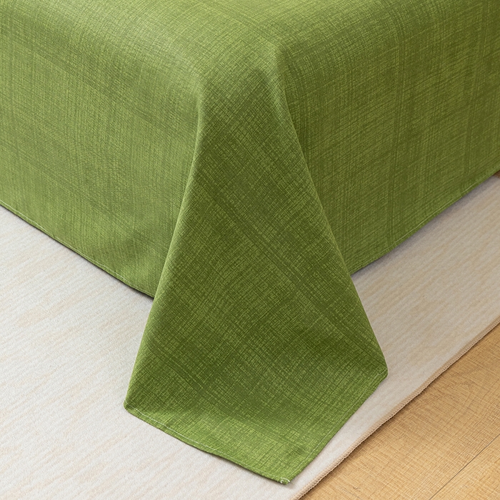 91家纺网 家纺一手货源 找家纺 2025新款老粗布床单老粗布凉席系列-凉席 嫩绿