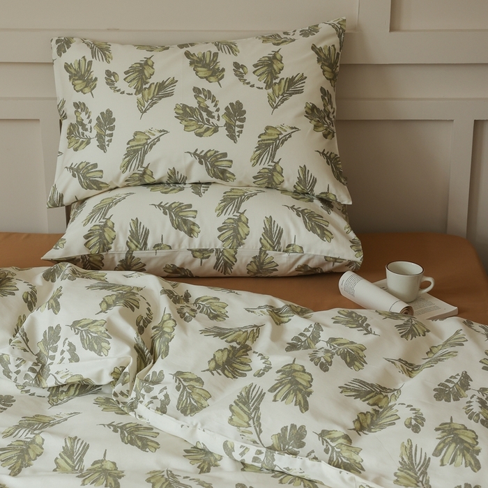 91家纺网 家纺一手货源 找家纺 棉眠 2025新款春夏花间牧歌田园系列四件套 暮色仙草