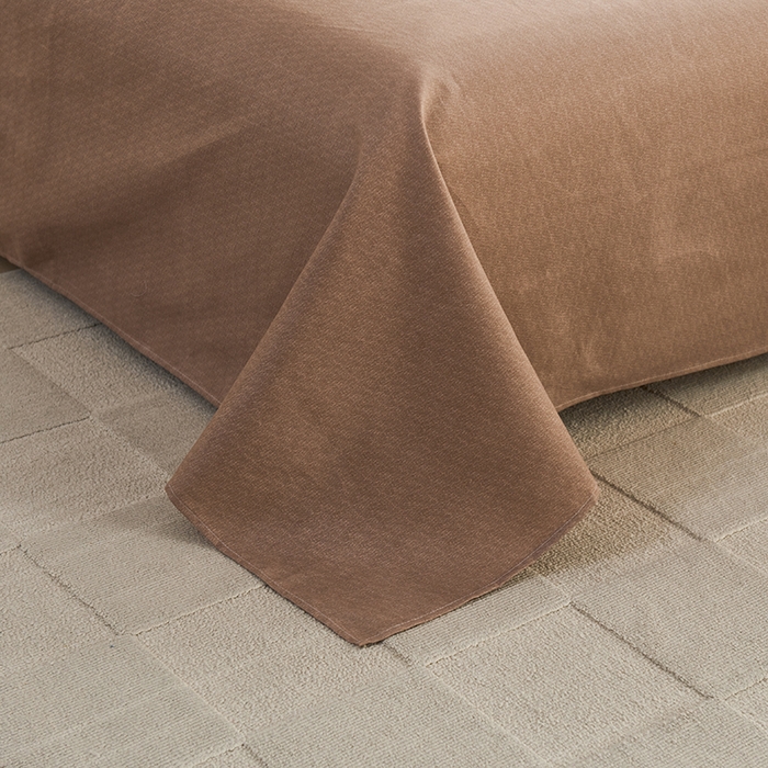 91家纺网 家纺一手货源 找家纺 爱诗诺2025加厚生态棉磨毛四件套高克重植物羊绒四件套大量现货巴拉