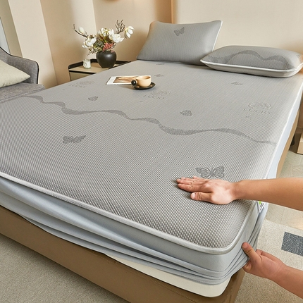 91家纺网 家纺一手货源 找家纺 （总）柔品2025新款PE中分子凉感提花凉席系列