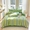 91家纺网 家纺一手货源 找家纺 念家居 2025新款直播爆款三件套印花小清新13070全棉四件套 轩绿