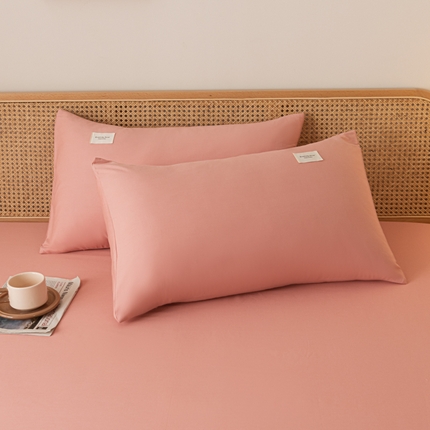 91家纺网 家纺一手货源 找家纺 （总）梵克保罗 2025新款亲肤舒适全棉13372喷气纯色单枕套