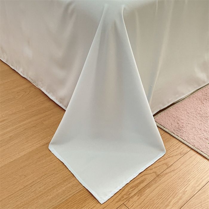 91家纺网 家纺一手货源 找家纺 星座家纺 2025新款水洗棉毛巾绣四件套 笑脸KT 浅黄