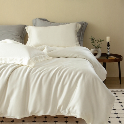 91家纺网 家纺一手货源 找家纺 （总）121  2025新款60s支进口兰精天丝四件套-秋风QIUFENG系列（场景一）