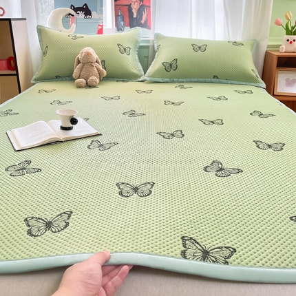 91家纺网 家纺一手货源 找家纺 （总）莱米家纺 2025新款冰感凉豆豆凉席