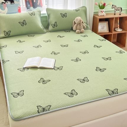 91家纺网 家纺一手货源 找家纺 （总）莱米家纺 2025新款冰感凉豆豆凉席床笠款