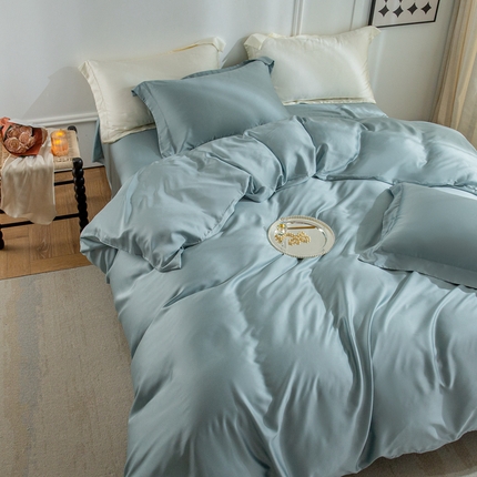 91家纺网 家纺一手货源 找家纺 （总）121  2025新款60s支进口兰精天丝四件套-秋风QIUFENG系列（场景三）