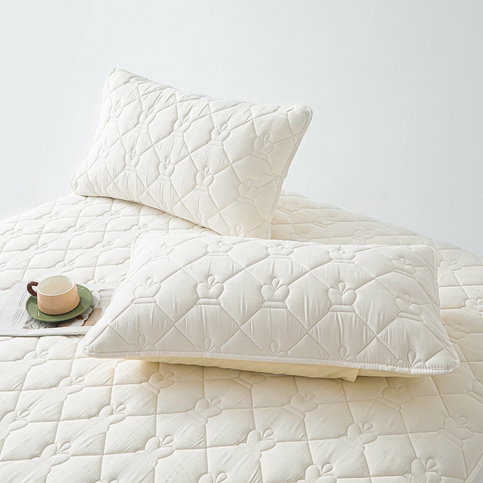 91家纺网 家纺一手货源 找家纺 （总）伊人坊 2025新款全棉纯棉大豆夹棉床护垫-皇冠系列（不防水款）