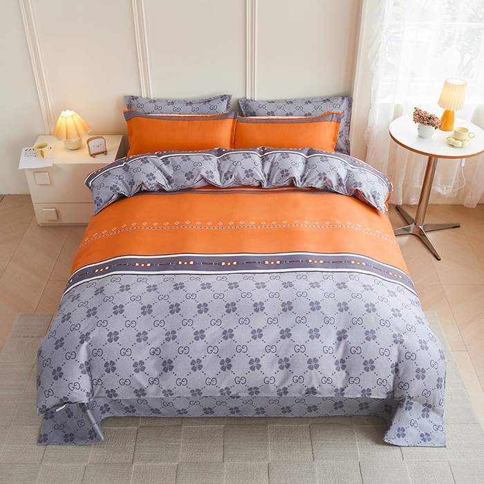 91家纺网 家纺一手货源 找家纺 爱诗诺2025加厚生态棉磨毛四件套高克重植物羊绒四件套大量现货摩登夜曲