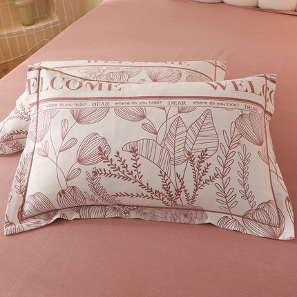 91家纺网 家纺一手货源 找家纺 （总）幸嘉轩 2025新款全棉喷气加厚磨毛单枕套