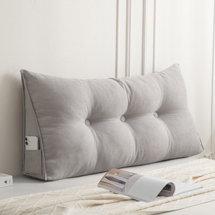 91家纺网 家纺一手货源 找家纺 美达人 2025新款韩国绒三角靠背 三角-银石灰