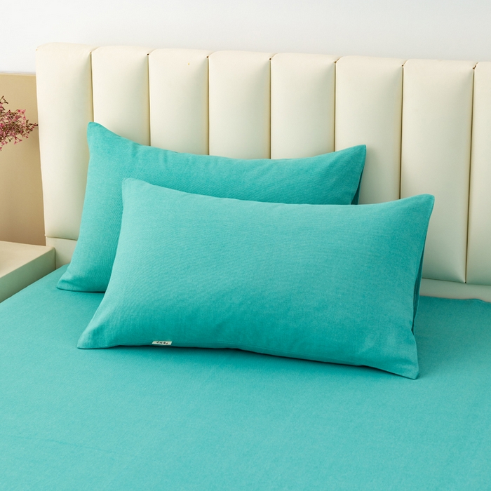 91家纺网 家纺一手货源 找家纺 2025新款老粗布床单老粗布凉席系列-凉席 宝石-青