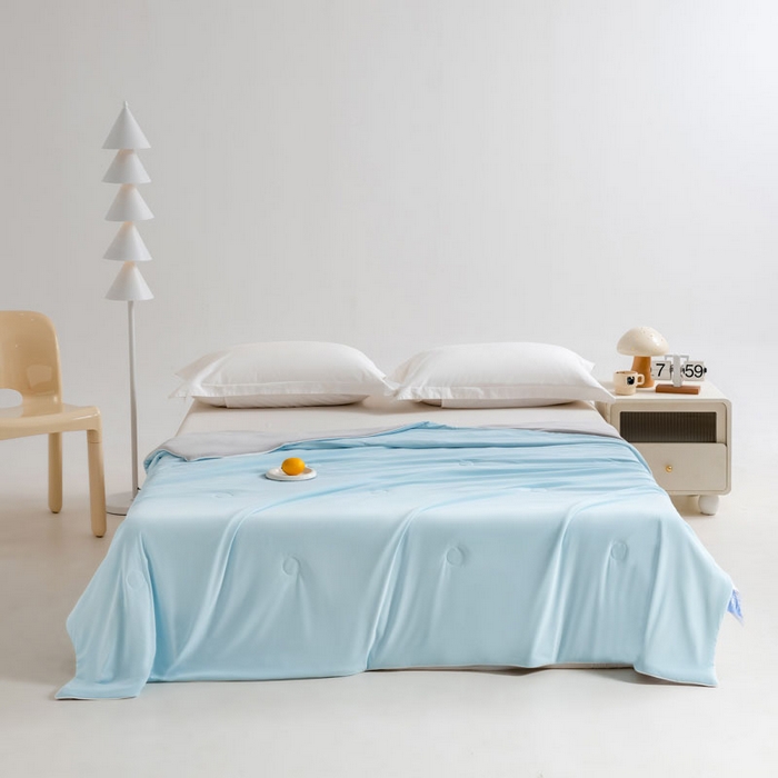 91家纺网 家纺一手货源 找家纺 （总）眠多宝 2025新款高克重超滑凉感丝夏被