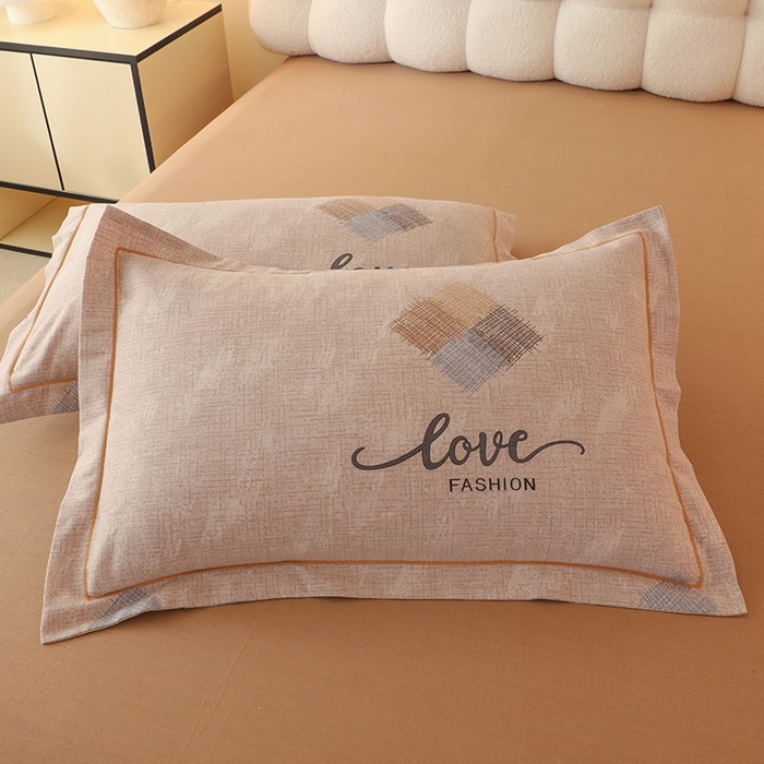 91家纺网 家纺一手货源 找家纺 幸嘉轩 2025新款全棉喷气加厚磨毛单被套 芬德拉-棕