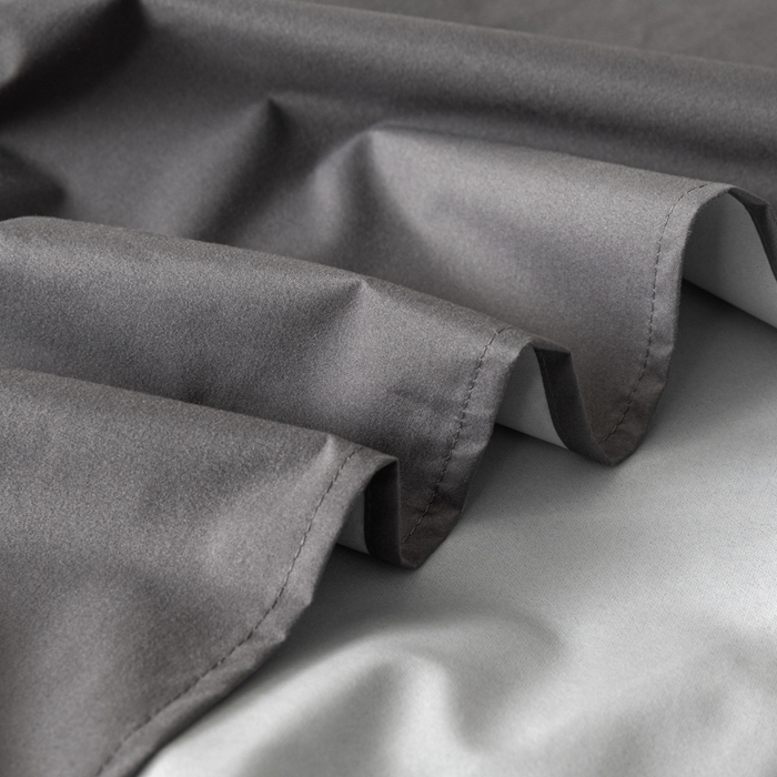 91家纺网 家纺一手货源 找家纺 梵克保罗 2025新款亲肤舒适防水纯色床单 C-深灰