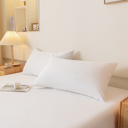梵克保罗 2025新款亲肤舒适防水纯色枕套 C-纯白