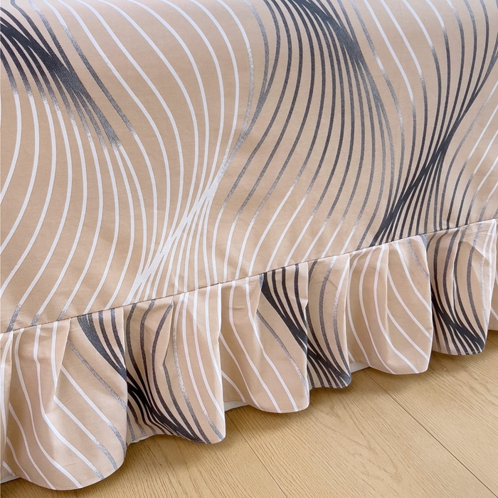 91家纺网 家纺一手货源 找家纺 2025新款全棉花边款床单 青春告白