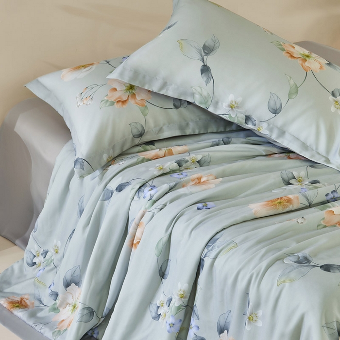 91家纺网 家纺一手货源 找家纺 巴宝路 2025新款斯佩洛（spello）天丝夏被四件套（配送包装） 卢塞恩（Lucerne）