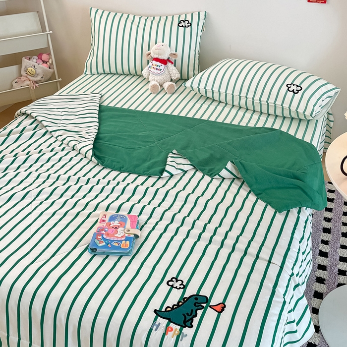 91家纺网 家纺一手货源 找家纺 （总）雅居纺家纺 2025新款全棉绣花夏被