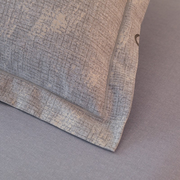 91家纺网 家纺一手货源 找家纺 幸嘉轩 2025新款全棉喷气加厚磨毛单被套 芬德拉-灰