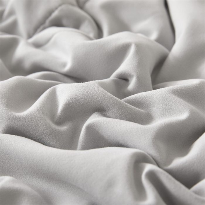 91家纺网 家纺一手货源 找家纺 猎鹿人家纺 2025新款牛奶蛋白夏被 太空灰