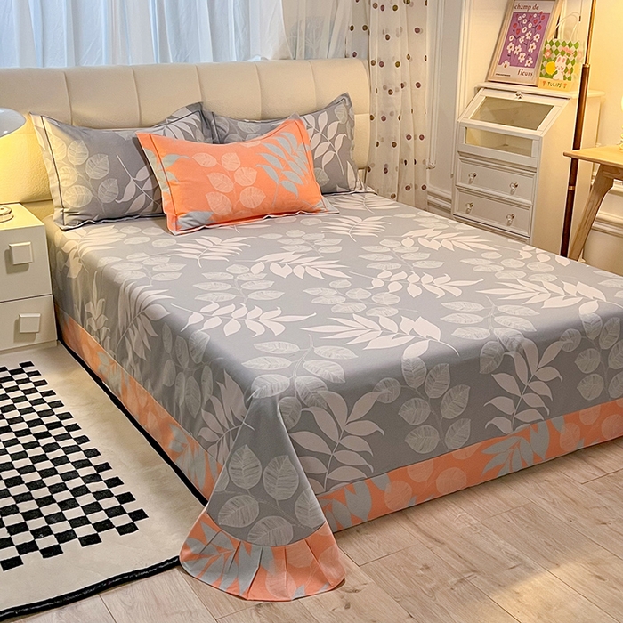 91家纺网 家纺一手货源 找家纺 幸嘉轩 2025新款全棉喷气加厚磨毛单被套 花开曼舞