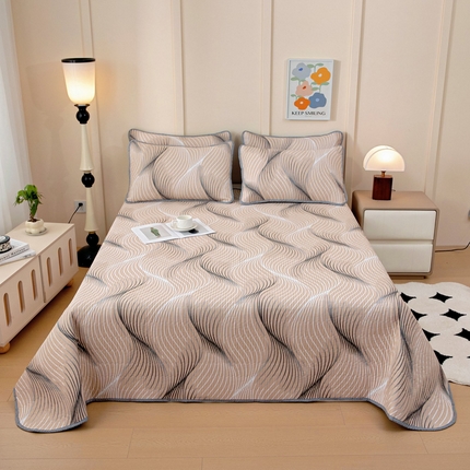 91家纺网 家纺一手货源 找家纺 （总）情煊家纺 2025新款双面全棉床盖夹棉床盖三件套