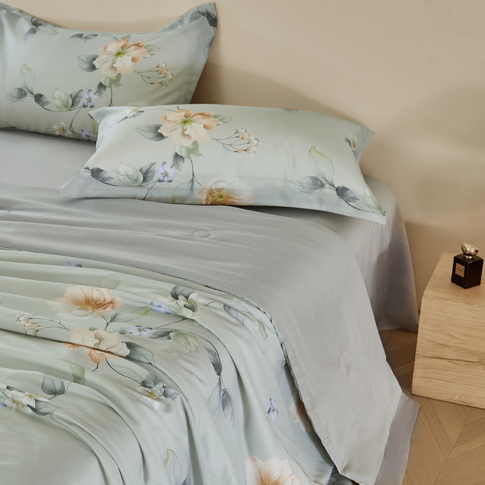 91家纺网 家纺一手货源 找家纺 巴宝路 2025新款斯佩洛（spello）天丝夏被四件套（配送包装） 卢塞恩（Lucerne）