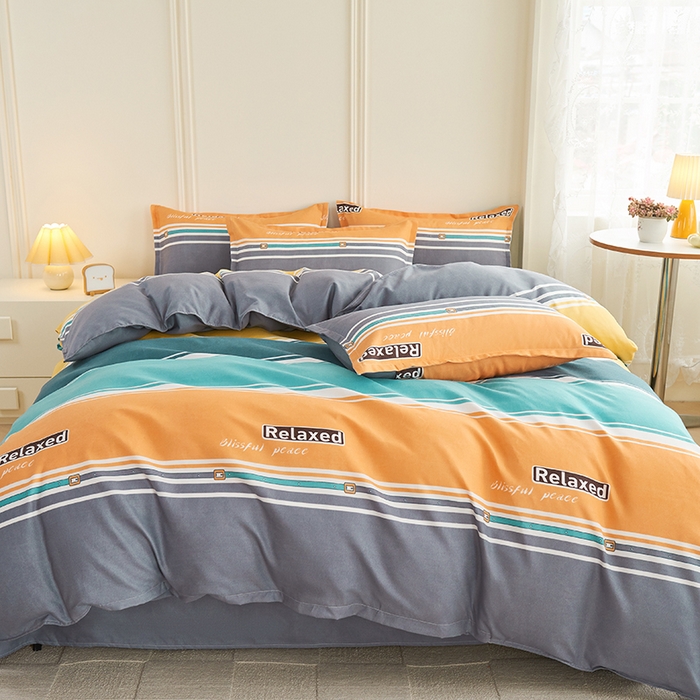 91家纺网 家纺一手货源 找家纺 爱诗诺2025加厚生态棉磨毛四件套高克重植物羊绒四件套大量现货精彩世界