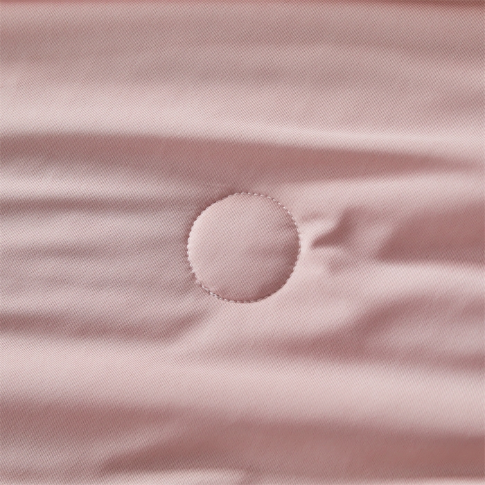 91家纺网 家纺一手货源 找家纺 雯豆家纺 2025夏季新品7A抗菌氨纶凉感丝夏凉被冰丝双人抑菌薄款透气薄被芯 冻冻凉感夏被-烟霞粉+梅子青