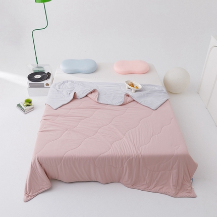 91家纺网 家纺一手货源 找家纺 （总）CINNY  高克重真170g锦氨 QMAX0.44 冷布丁凉感防蚊凉感丝夏被四件套