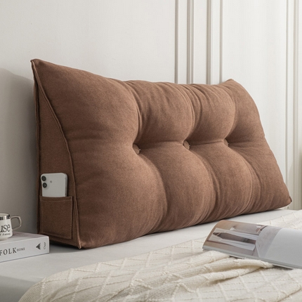 91家纺网 家纺一手货源 找家纺 美达人 2025新款韩国绒三角靠背 三角-乌木咖